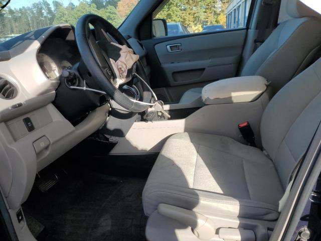 5FNYF4H22BB097317 - 2011 HONDA PILOT LX ლურჯი ფოტო 7