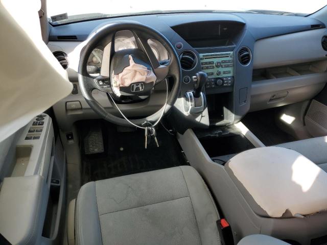 5FNYF4H22BB097317 - 2011 HONDA PILOT LX ლურჯი ფოტო 8
