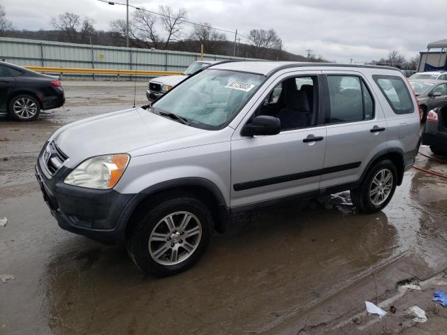 JHLRD68484C009705 - 2004 HONDA CR-V LX SILVER photo 1