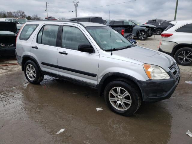 JHLRD68484C009705 - 2004 HONDA CR-V LX SILVER photo 4