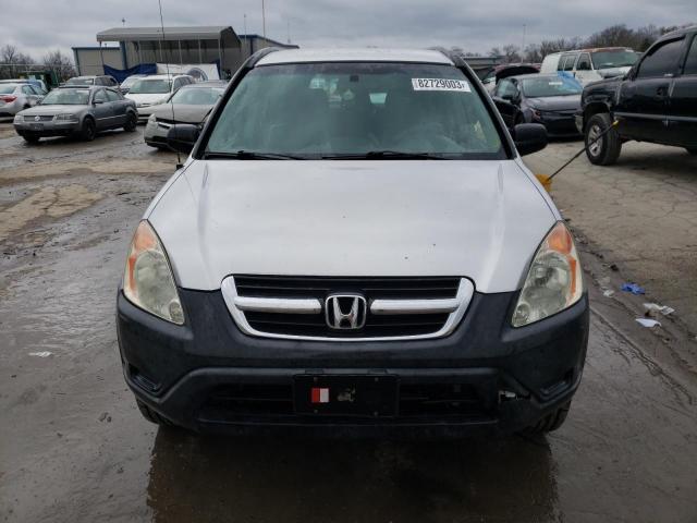 JHLRD68484C009705 - 2004 HONDA CR-V LX SILVER photo 5