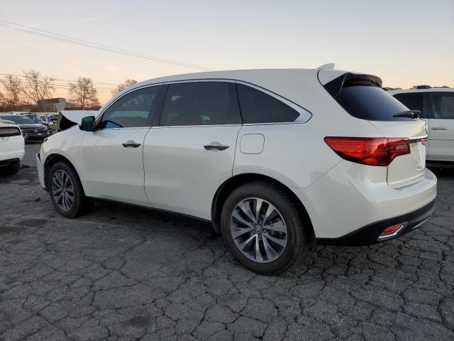 5FRYD3H4XFB007627 - 2015 ACURA MDX TECHNOLOGY WHITE photo 2