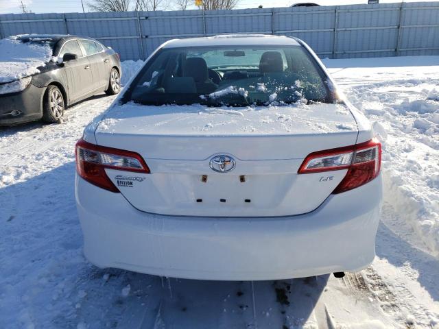 4T1BF1FK5CU569117 - 2012 TOYOTA CAMRY BASE WHITE photo 6