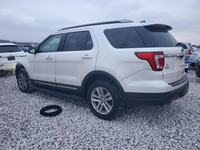 1FM5K8D87JGB50609 - 2018 FORD EXPLORER XLT WHITE photo 2