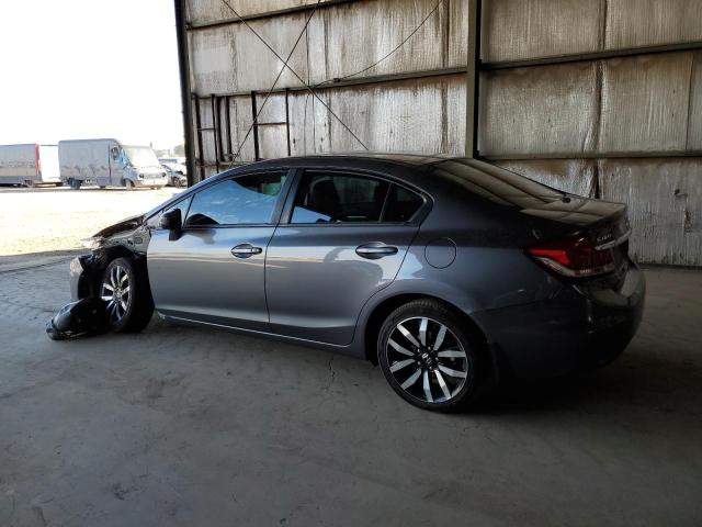 19XFB2F9XEE071601 - 2014 HONDA CIVIC EXL Մոխրագույն լուսանկար 2