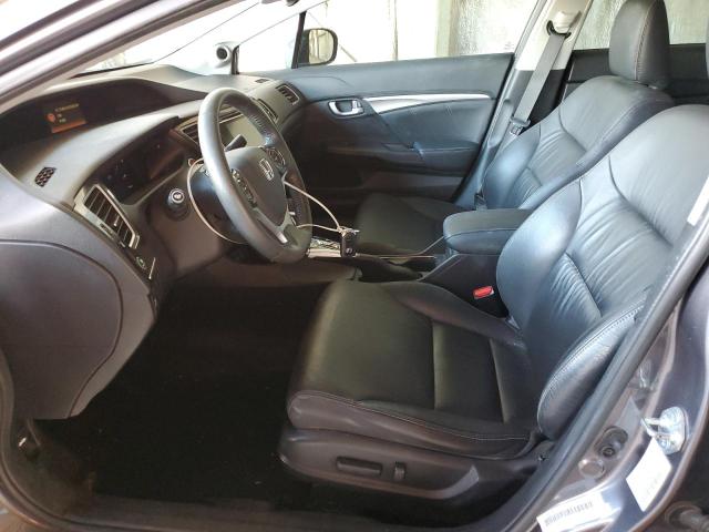 19XFB2F9XEE071601 - 2014 HONDA CIVIC EXL Մոխրագույն լուսանկար 7
