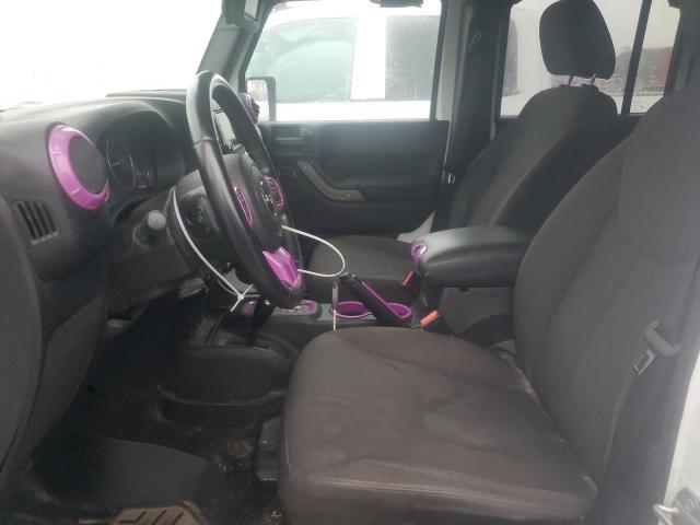 1C4BJWDG5GL342262 - 2016 JEEP WRANGLER U SPORT Білий фото 7