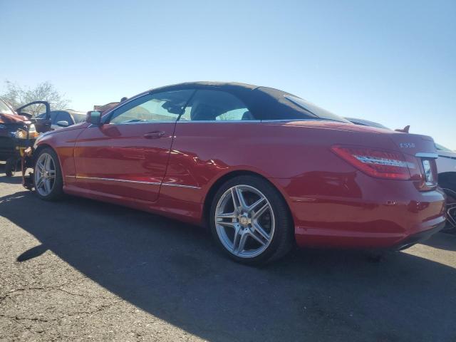 WDDKK7CF8BF119898 - 2011 MERCEDES-BENZ E 550 RED photo 2