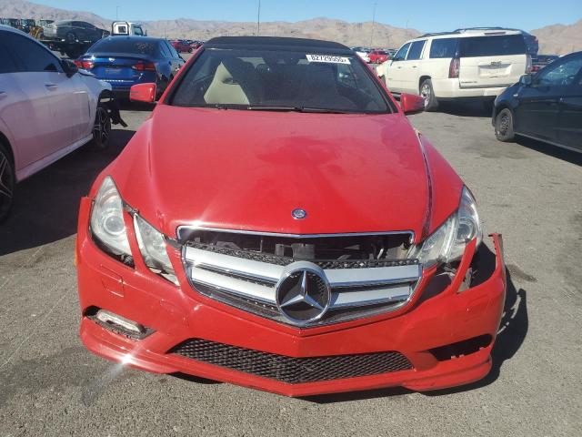 WDDKK7CF8BF119898 - 2011 MERCEDES-BENZ E 550 RED photo 5