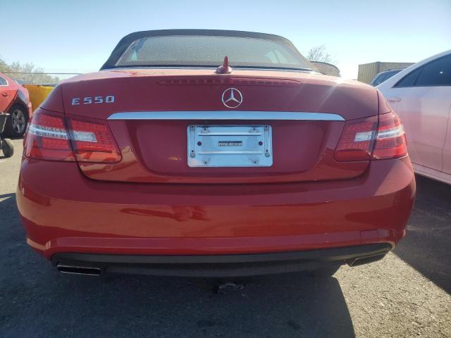 WDDKK7CF8BF119898 - 2011 MERCEDES-BENZ E 550 RED photo 6