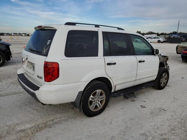 5FNYF18524B002721 - 2004 HONDA PILOT EXL WHITE photo 3