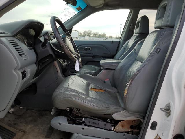 5FNYF18524B002721 - 2004 HONDA PILOT EXL WHITE photo 7