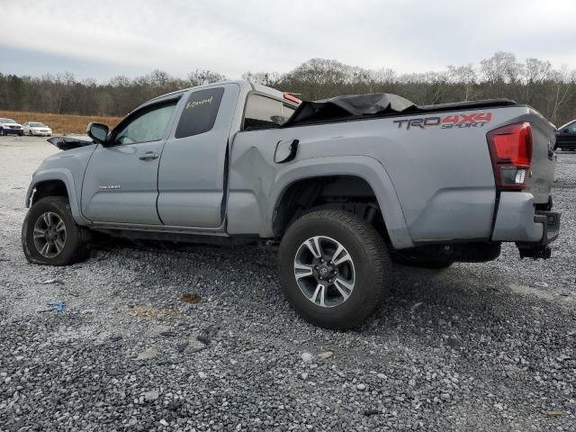 5TFSZ5AN8KX175175 - 2019 TOYOTA TACOMA ACCESS CAB ნაცრისფერი ფოტო 2