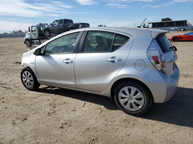 JTDKDTB37D1053560 - 2013 TOYOTA PRIUS C SILVER photo 2