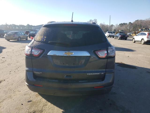 1GNKRFED0DJ106128 - 2013 CHEVROLET TRAVERSE LS BLUE photo 6