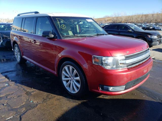 2FMHK6C83DBD00553 - 2013 FORD FLEX SEL RED photo 4