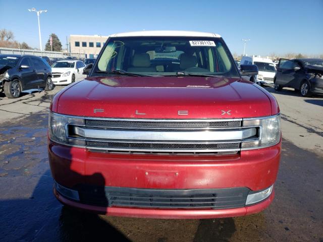 2FMHK6C83DBD00553 - 2013 FORD FLEX SEL RED photo 5