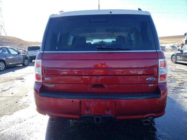 2FMHK6C83DBD00553 - 2013 FORD FLEX SEL RED photo 6