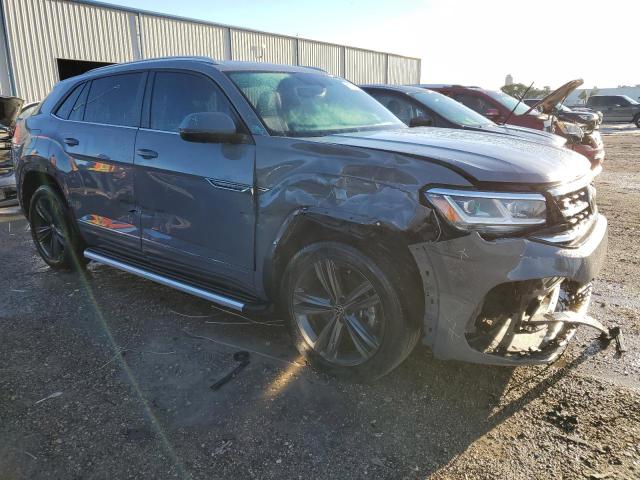 1V2RE2CAXMC212979 - 2021 VOLKSWAGEN ATLAS CROS SE Gris photo 4