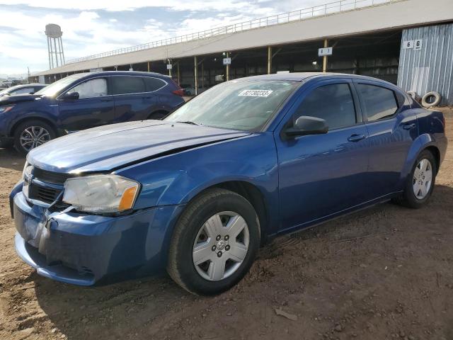 1B3LC46B89N519464 - 2009 DODGE AVENGER SE BLUE photo 1