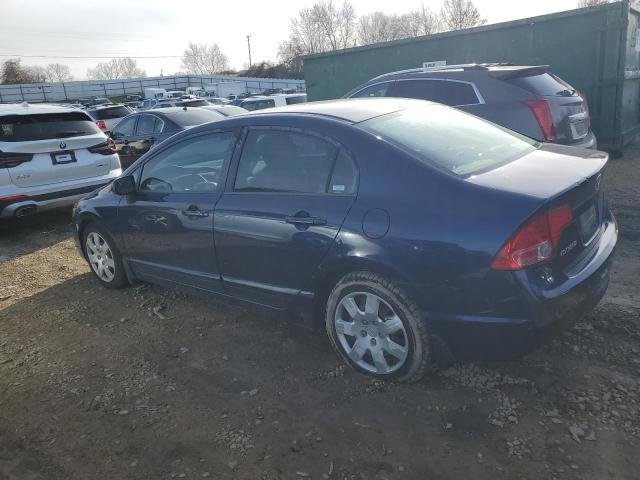 1HGFA16588L082233 - 2008 HONDA CIVIC LX BLUE photo 2