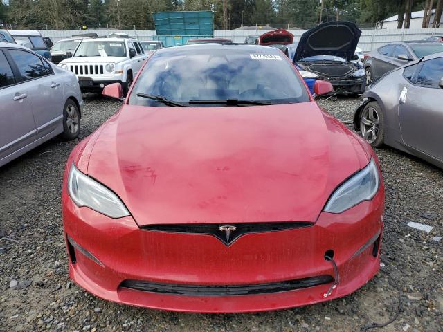 5YJSA1E6XNF496734 - 2022 TESLA MODEL S Qırmızı foto 5
