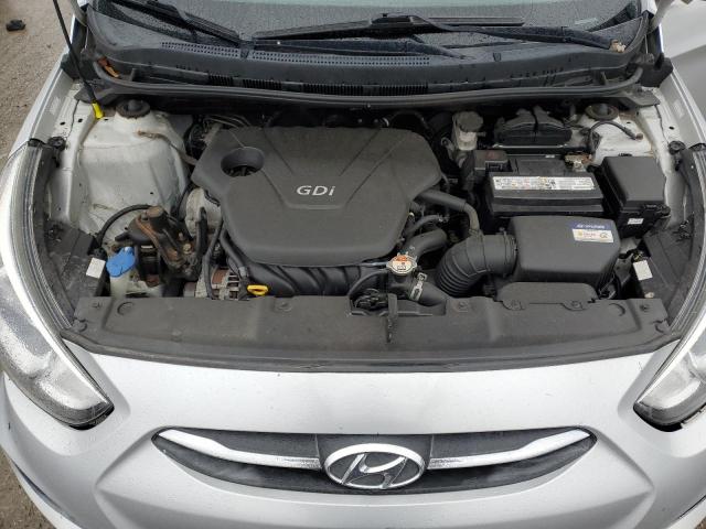 KMHCT5AE5GU242891 - 2016 HYUNDAI ACCENT SE SILVER photo 11