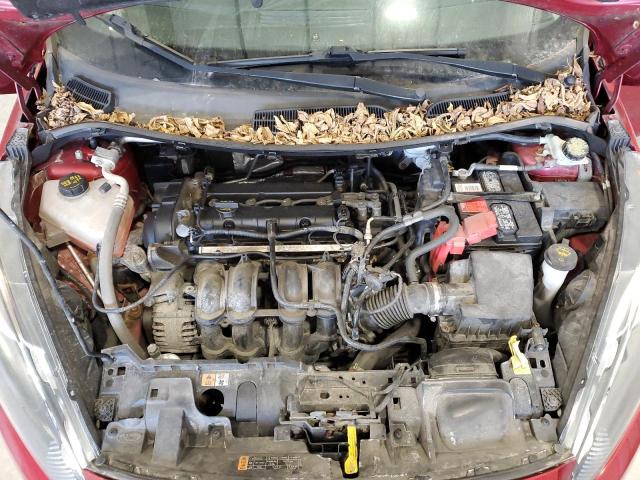 3FADP4EJ9GM207893 - 2016 FORD FIESTA SE RED photo 11