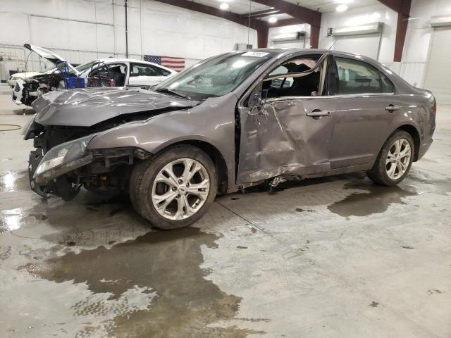 3FAHP0HA5CR291049 - 2012 FORD FUSION SE GRAY photo 1