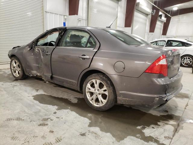 3FAHP0HA5CR291049 - 2012 FORD FUSION SE GRAY photo 2