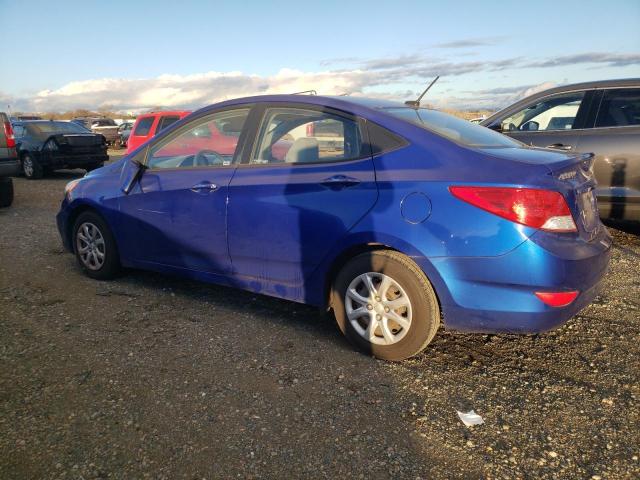 KMHCT4AE8EU623562 - 2014 HYUNDAI ACCENT GLS BLUE photo 2