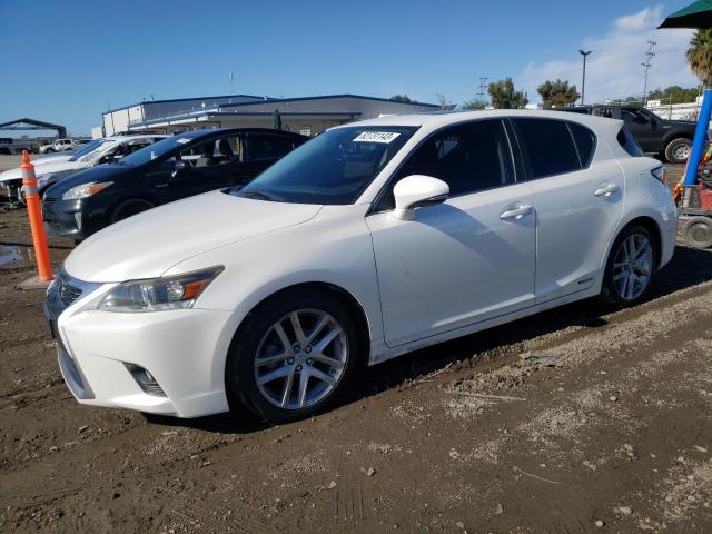 JTHKD5BH8F2227848 - 2015 LEXUS CT 200 WHITE photo 1