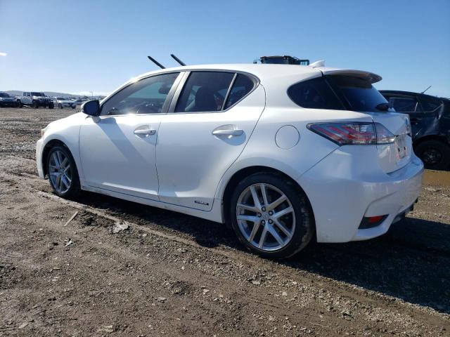 JTHKD5BH8F2227848 - 2015 LEXUS CT 200 WHITE photo 2