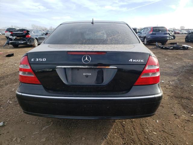 WDBUF87J46X184130 - 2006 MERCEDES-BENZ E 350 4MATIC BLACK photo 6