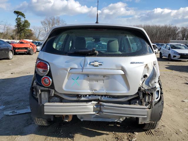 1G1JA6SH9D4184398 - 2013 CHEVROLET SONIC LS 银色 照片 6