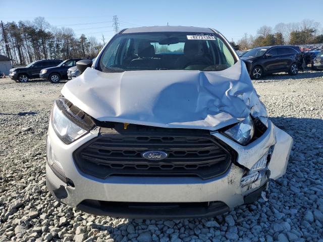 MAJ6S3FL4LC362221 - 2020 FORD ECOSPORT S SILVER photo 5