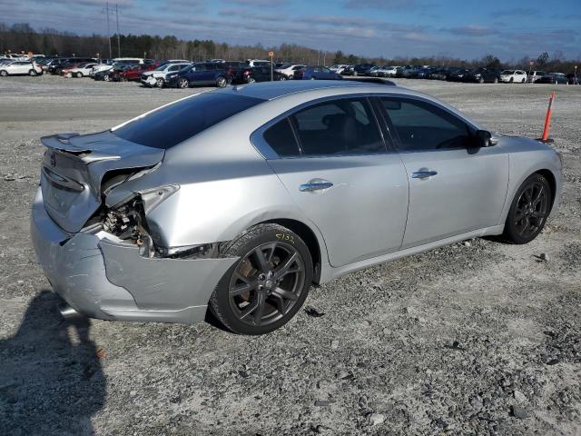 1N4AA5AP4EC430698 - 2014 NISSAN MAXIMA S SILVER photo 3