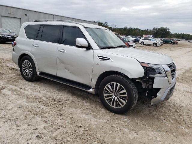 JN8AY2AC0M9145675 - 2021 NISSAN ARMADA SV SILVER photo 4