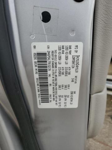 2A4GP54L77R152170 - 2007 CHRYSLER TOWN & COU TOURING SILVER photo 12