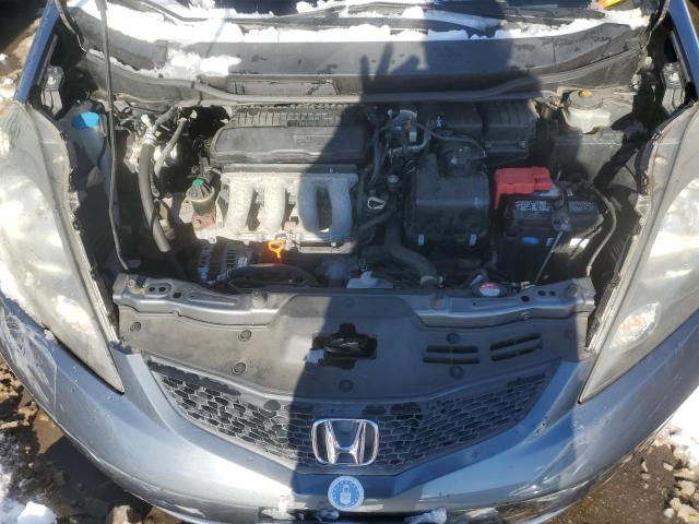 JHMGE8H36CC021675 - 2012 HONDA FIT GRAY photo 11