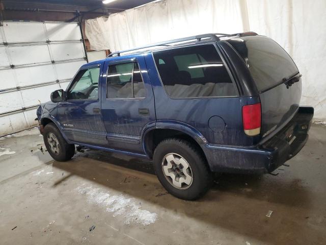 1GNDT13X74K102467 - 2004 CHEVROLET BLAZER BLUE photo 2