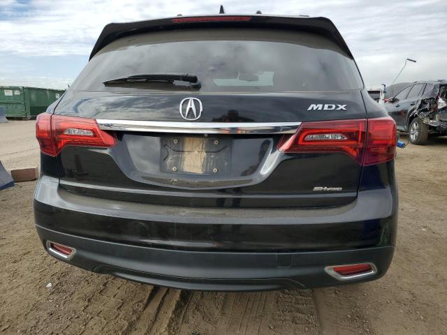 5FRYD4H20EB044446 - 2014 ACURA MDX Чорний фото 6