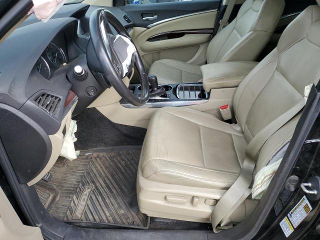 5FRYD4H20EB044446 - 2014 ACURA MDX Чорний фото 7