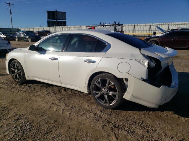 1N4AA5AP4EC914645 - 2014 NISSAN MAXIMA S WHITE photo 2