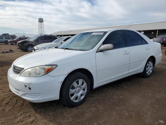 4T1BE32K72U591302 - 2002 TOYOTA CAMRY LE WHITE photo 1