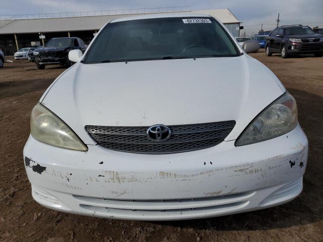 4T1BE32K72U591302 - 2002 TOYOTA CAMRY LE WHITE photo 5