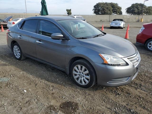 3N1AB7AP3FY269775 - 2015 NISSAN SENTRA S GRAY photo 4