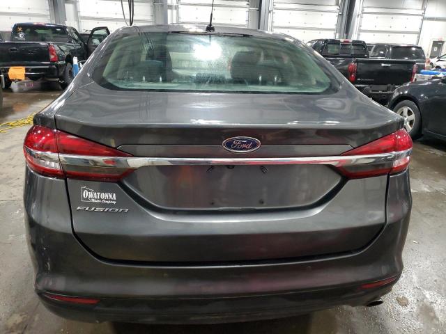 3FA6P0H77HR398817 - 2017 FORD FUSION SE GRAY photo 6