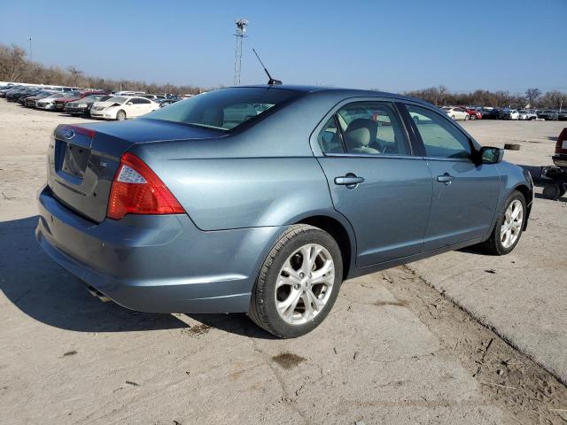 3FAHP0HA2CR306218 - 2012 FORD FUSION SE GRAY photo 3