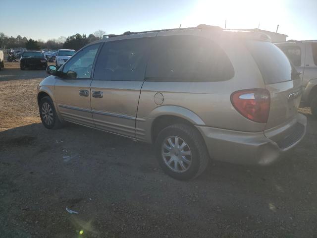 2C4GP54L21R304952 - 2001 CHRYSLER TOWN & COU LXI GOLD photo 2